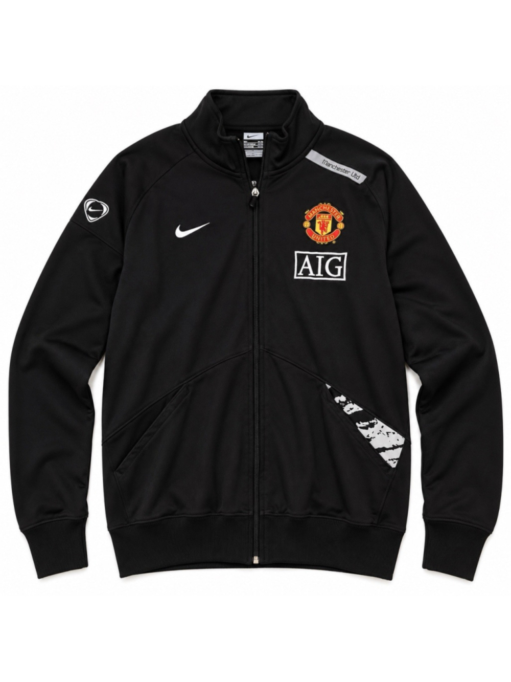 Vintage Nike Manchester United Football Track Jacket Men Size L